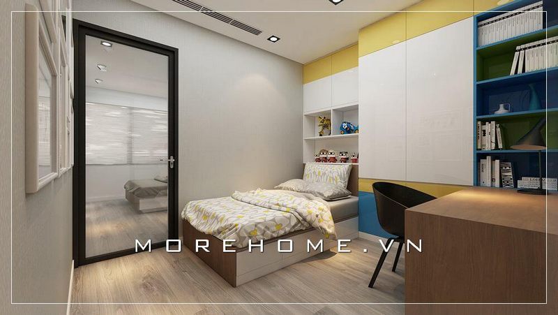 Mẫu giường ngủ đơn dành cho 1 người gỗ công nghiệp luôn là xu hướng được nhiều người lựa chọn